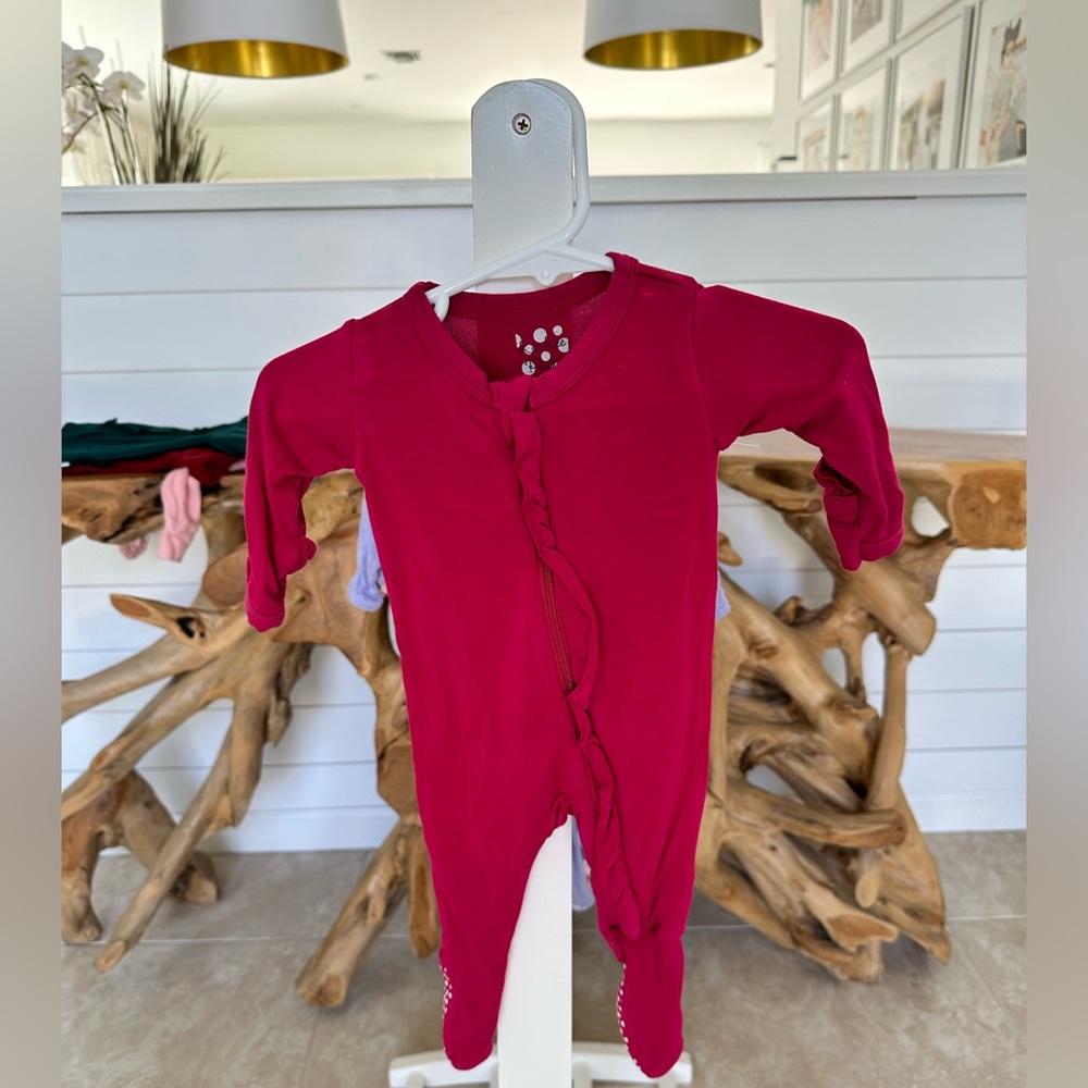 Kyte pajamas girls size newborn pink